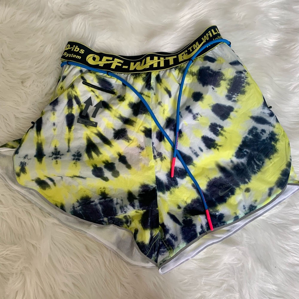 NWT OFF-WHITE x Nike Tie Dye NRG Shorts